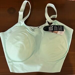 EBY Pistachio Green Wireless support  Bralette